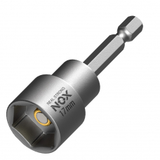 Головка торцевая NOX магнитная 17х65мм, ПВХ NUT SETTER 5 шт/уп.